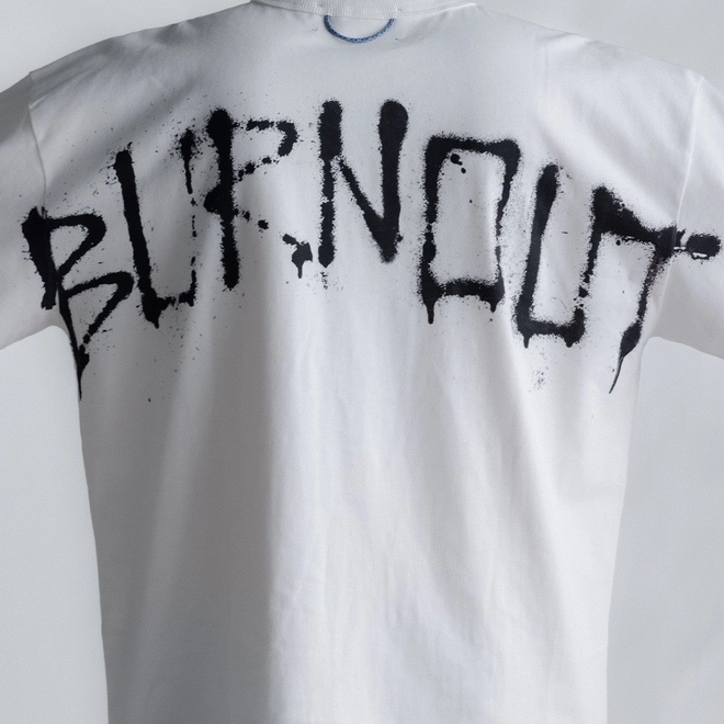 CAMISETA QUADRO CREATIONS GRAFITE BURNOUT BOXY