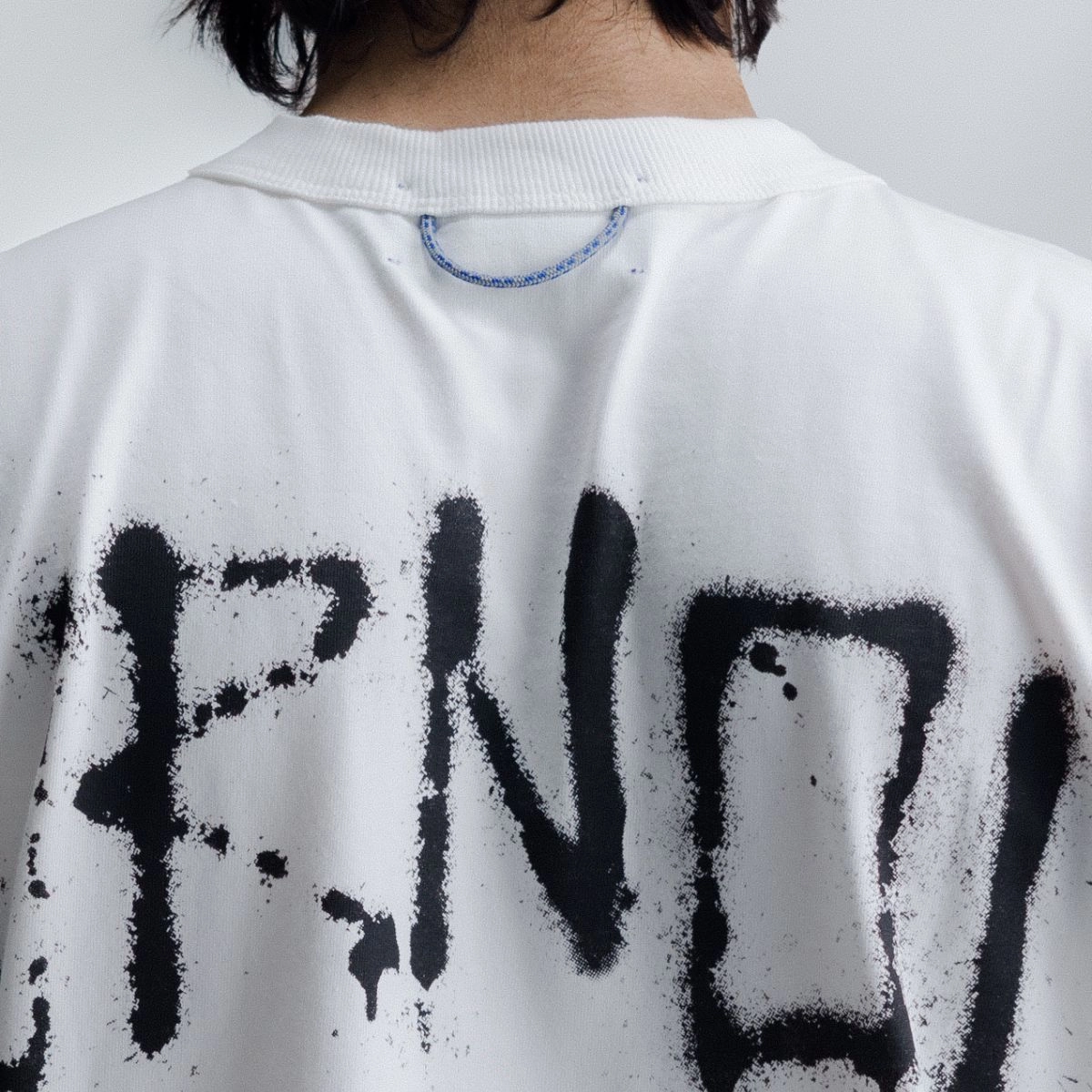 CAMISETA QUADRO CREATIONS GRAFITE BURNOUT BOXY