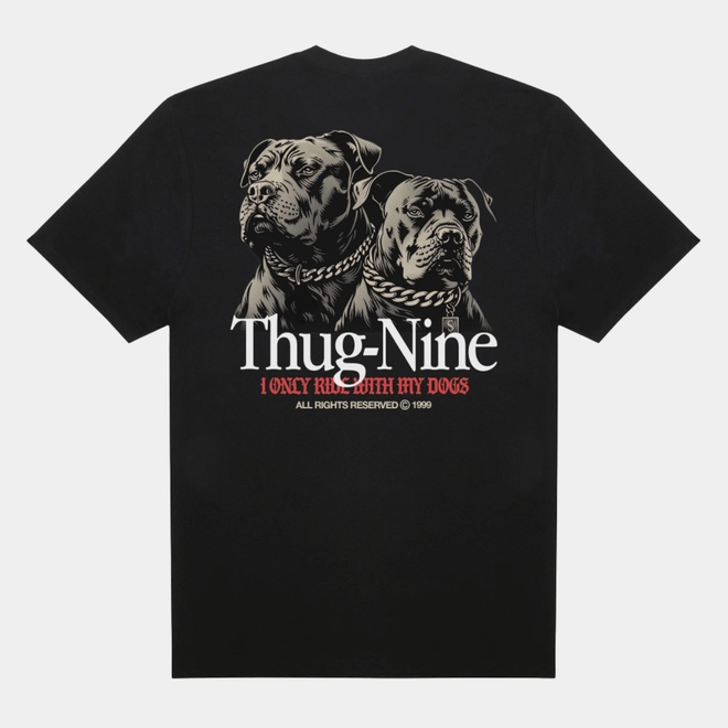 CAMISETA THUG NINE MY DOGS