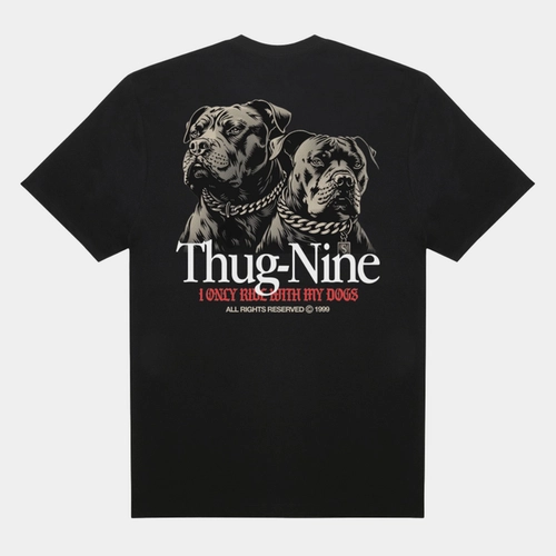 CAMISETA THUG NINE MY DOGS