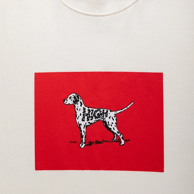 CAMISETA HIGH DALMATIAN WHITE