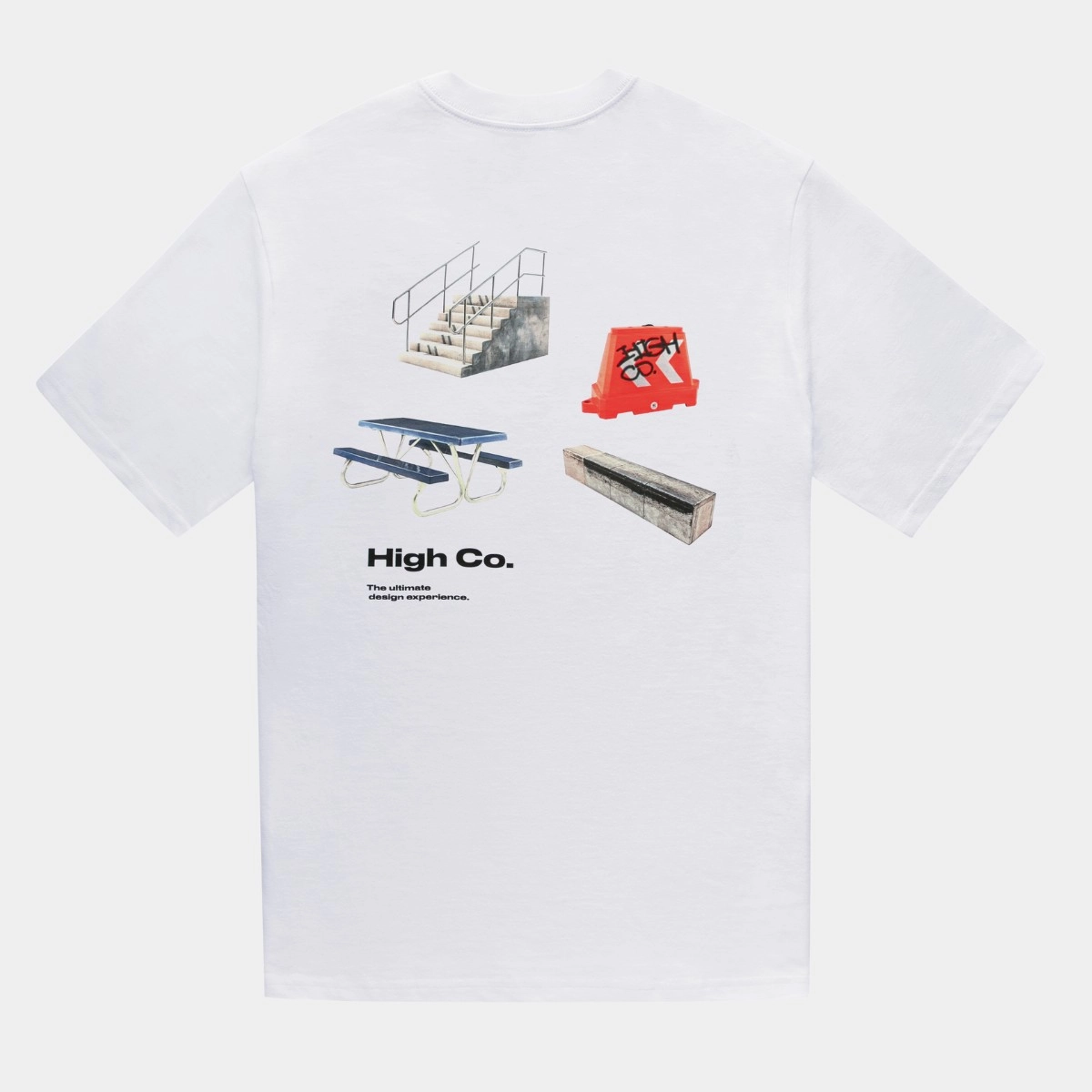 CAMISETA HIGH FURNITURE WHITE