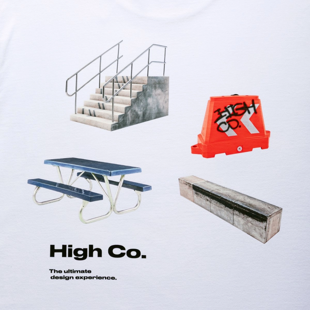 CAMISETA HIGH FURNITURE WHITE