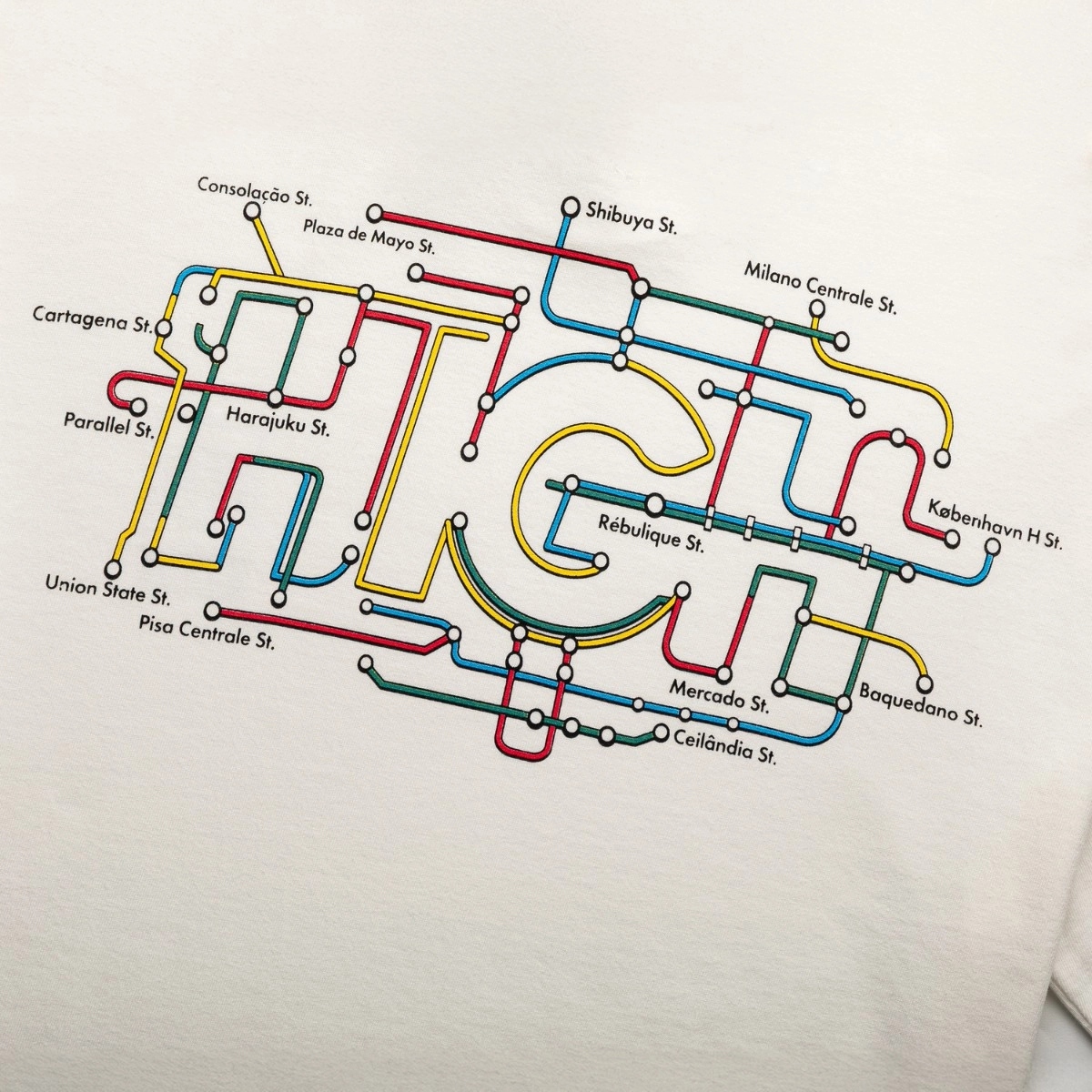 CAMISETA HIGH METRO WHITE