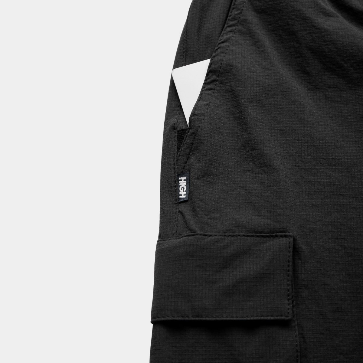 SHORT HIGH RIPSTOP CARGO BLACK