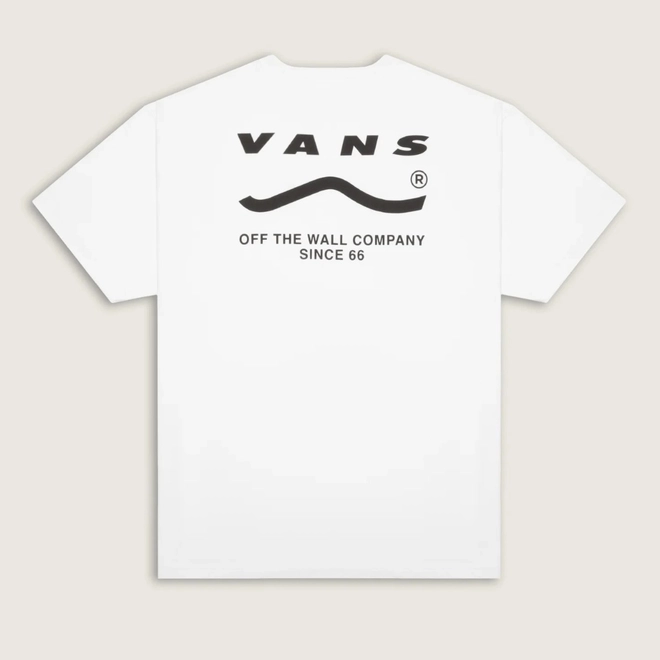 CAMISETA VANS DETERMINED WHITE BLACK