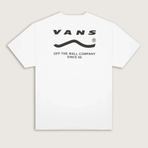 CAMISETA VANS DETERMINED WHITE BLACK