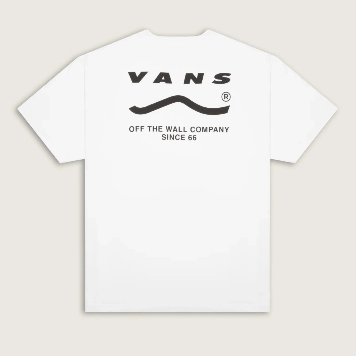 CAMISETA VANS DETERMINED WHITE BLACK