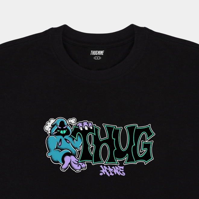 CAMISETA THUG NINE STREET GHOST