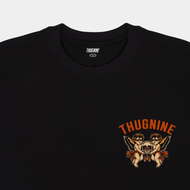 CAMISETA THUG NINE BLEEDING SKULL