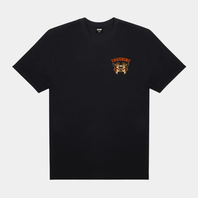 CAMISETA THUG NINE BLEEDING SKULL