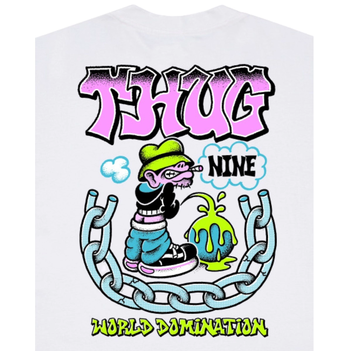 CAMISETA THUG NINE DOMINATION