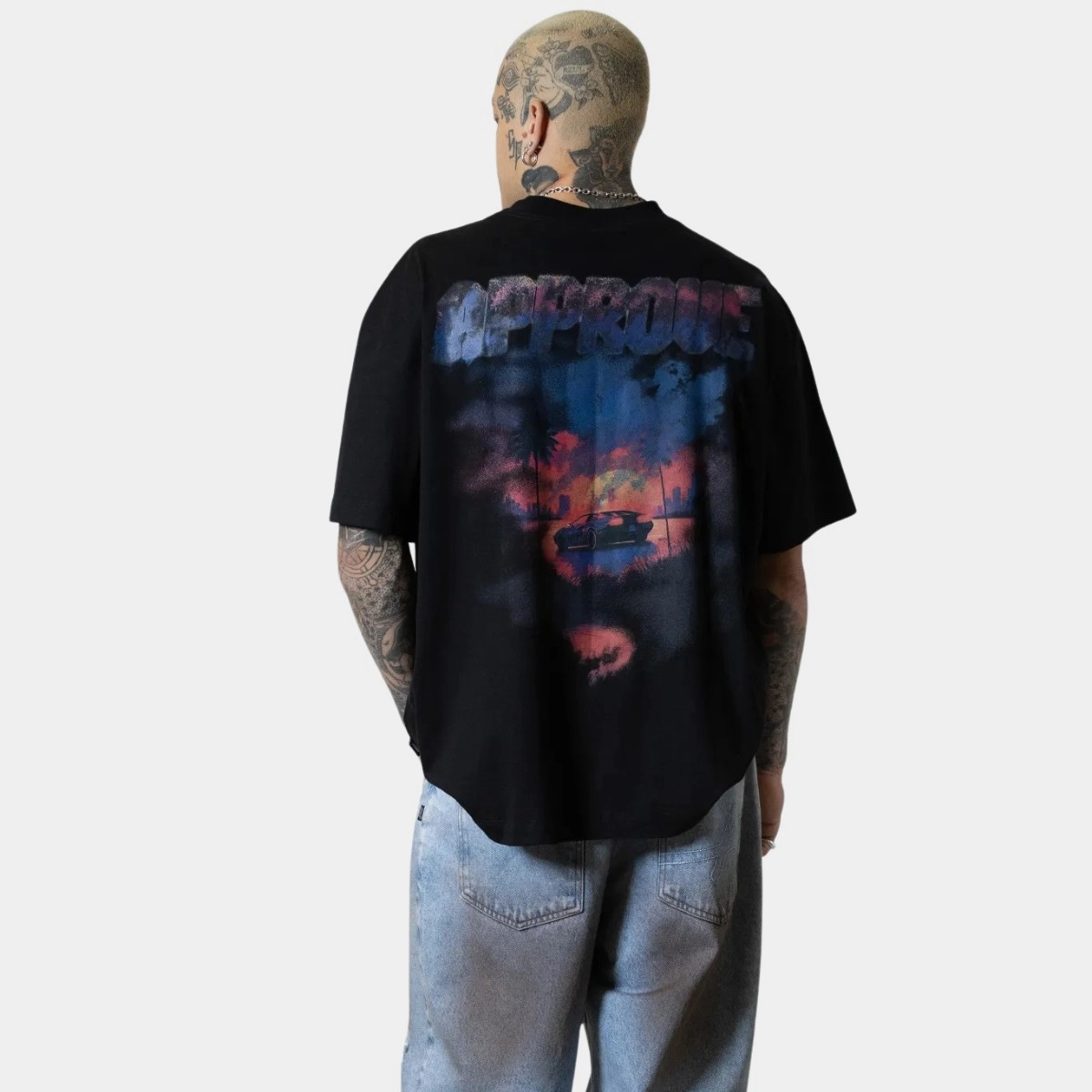 CAMISETA APPROVE HUGE MIAMI SUNSET