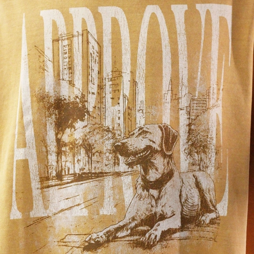 CAMISETA APPROVE ANIMALS CARAMELO