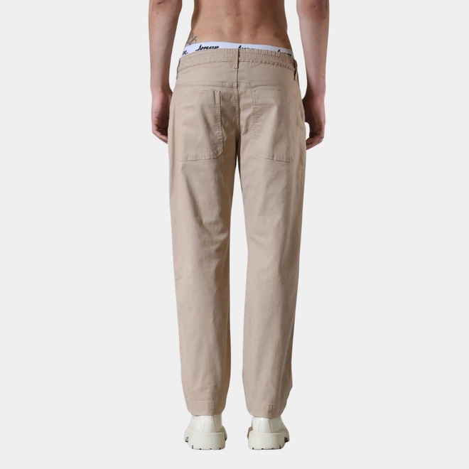 CALÇA RETA APPROVE BASIC BEGE