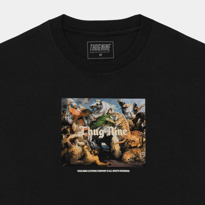 CAMISETA THUG OVERSIZED HUNT OR BE HUNTED