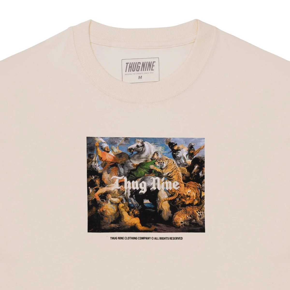 CAMISETA THUG OVERSIZED HUNT OR BE HUNTED
