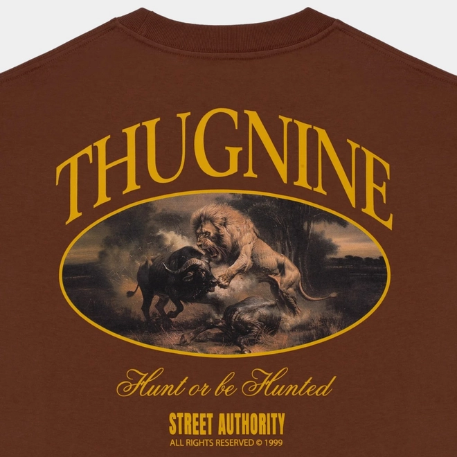 CAMISETA THUG NINE OVERSIZED THE HUNT