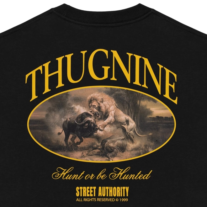 CAMISETA THUG NINE OVERSIZED THE HUNT