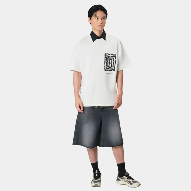 CAMISETA THESAINT OVERSIZED LABIRINTO