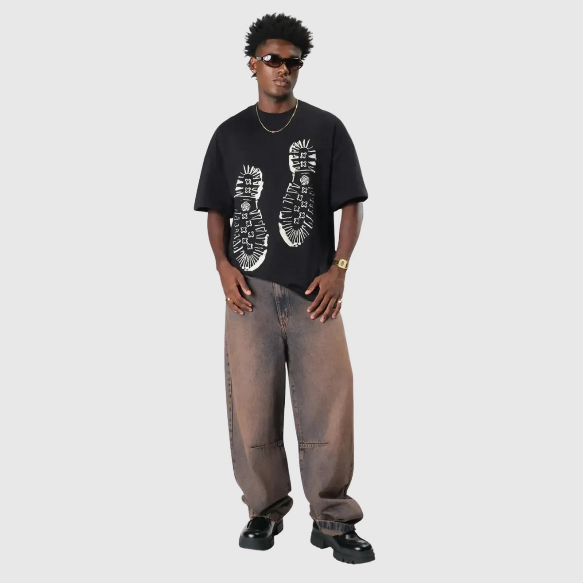 CAMISETA THESAINT OVERSIZED RASTRO