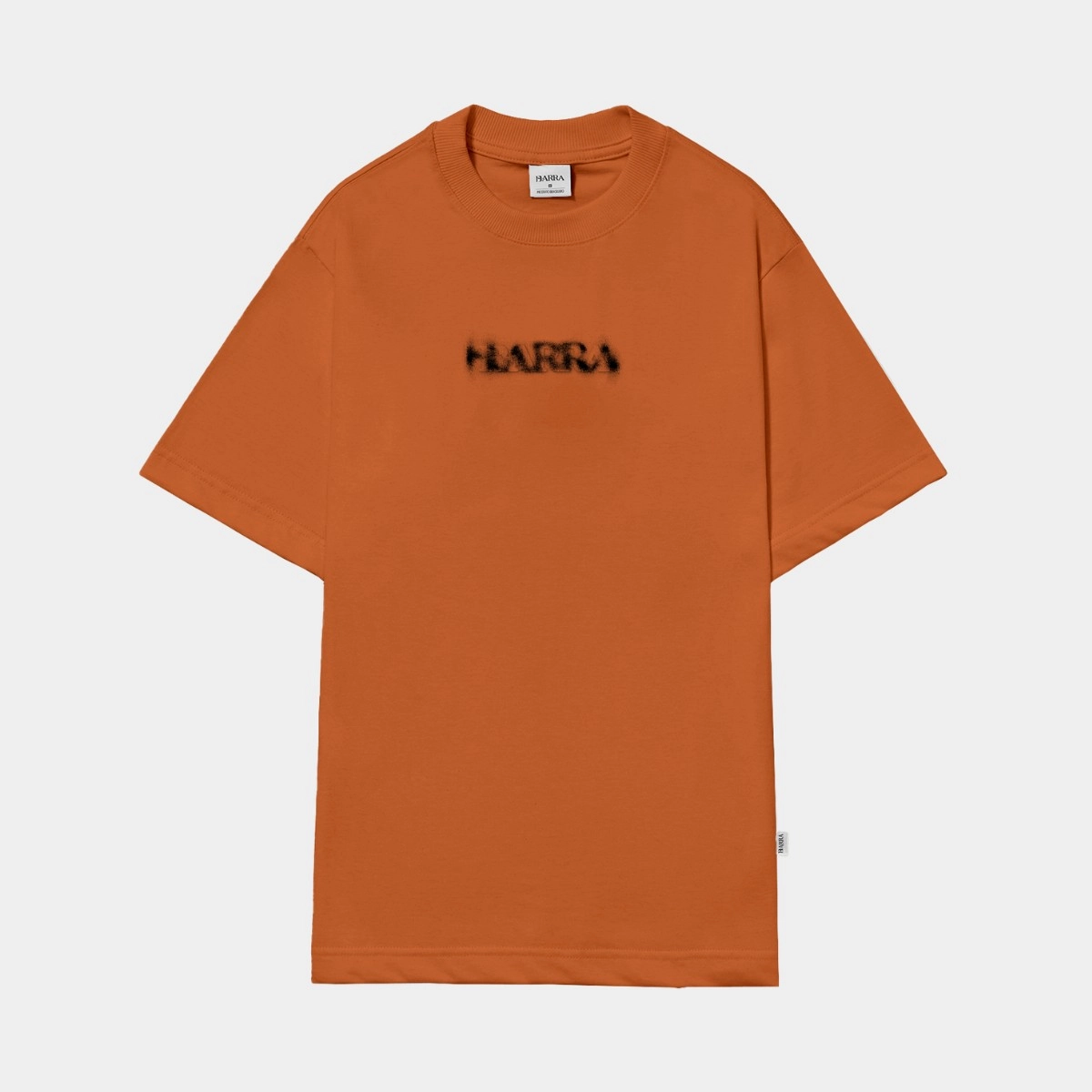 CAMISETA BARRA LOGO ALTO RELEVO LARANJA