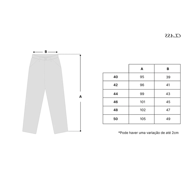 CALCA CLASS JEANS LIGHT WASH BLUE