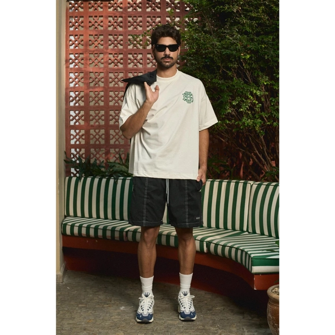 CAMISETA SUB EMBROIDERY MONAGRAM BOXY