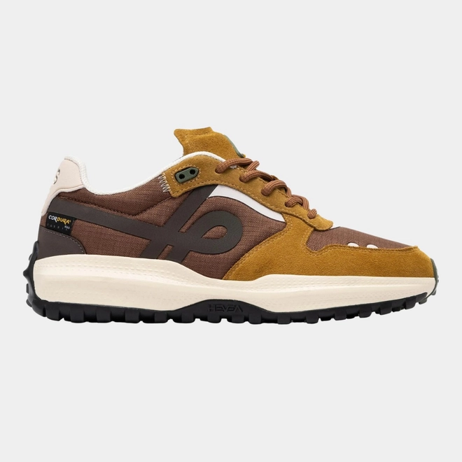 TENIS HEVEA DÖTS MOSTARDA MARROM CORDURA OE