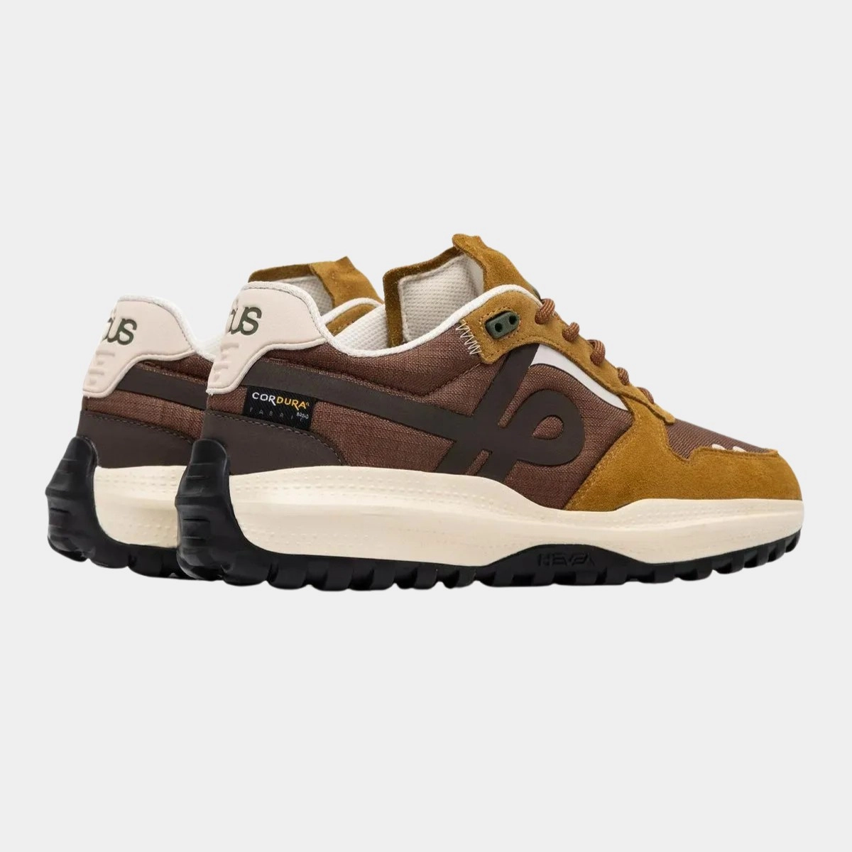 TENIS HEVEA DÖTS MOSTARDA MARROM CORDURA OE