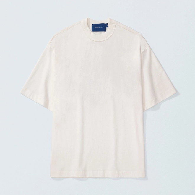 CAMISETA QC MAPS BOXY OFF WHITE
