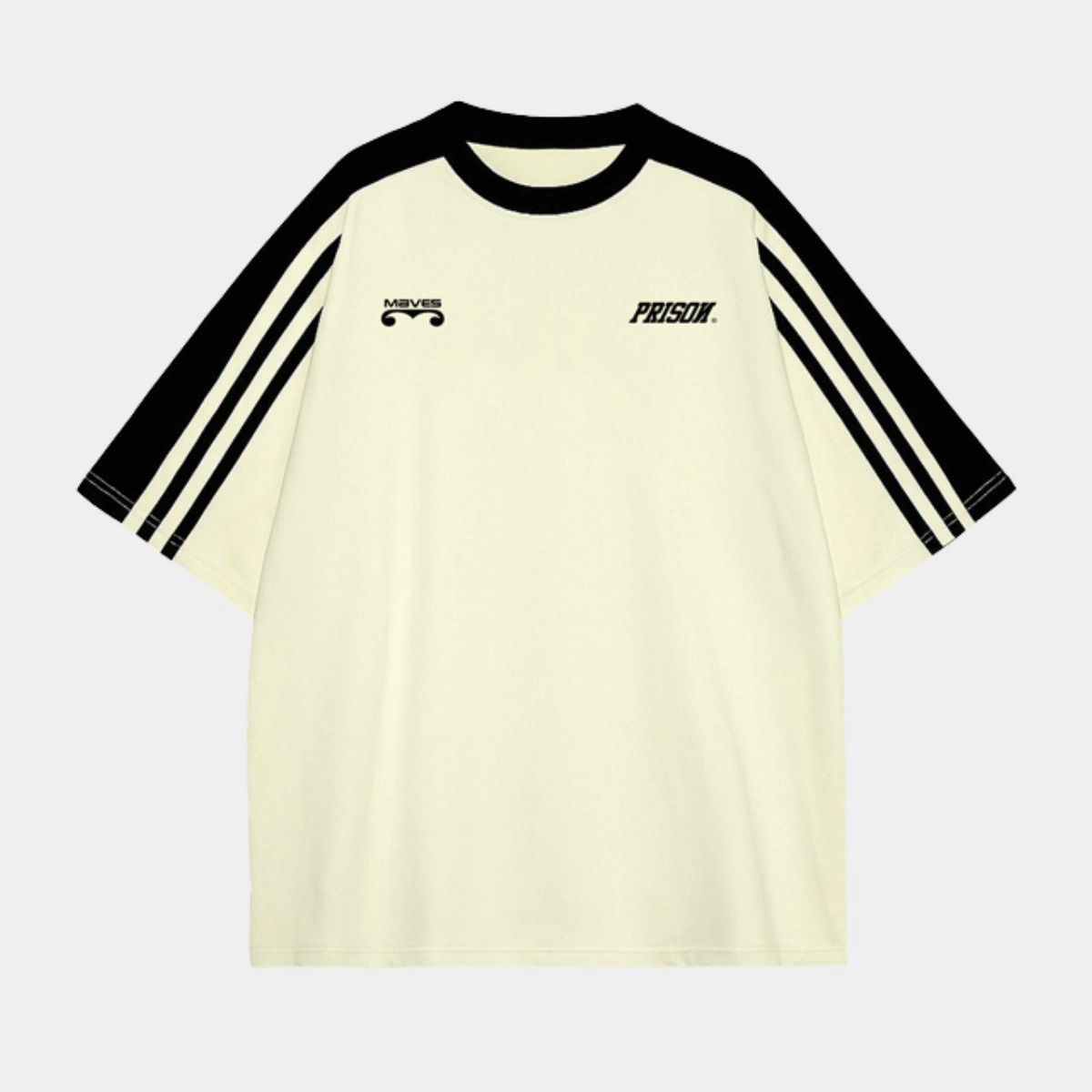 CAMISETA PRISON X MAVES LISTRAS