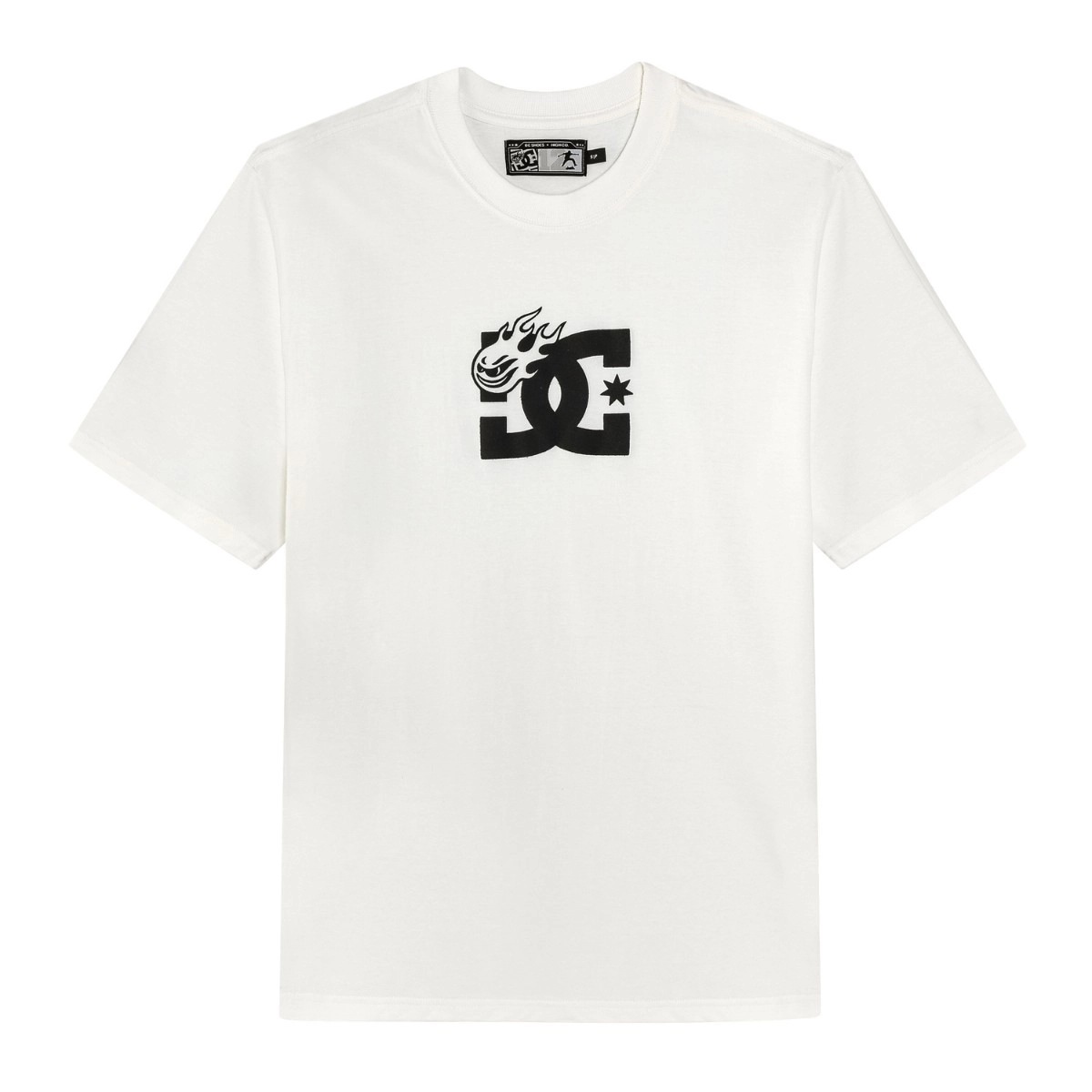 CAMISETA HIGH x DC BOX LOGO WHITE