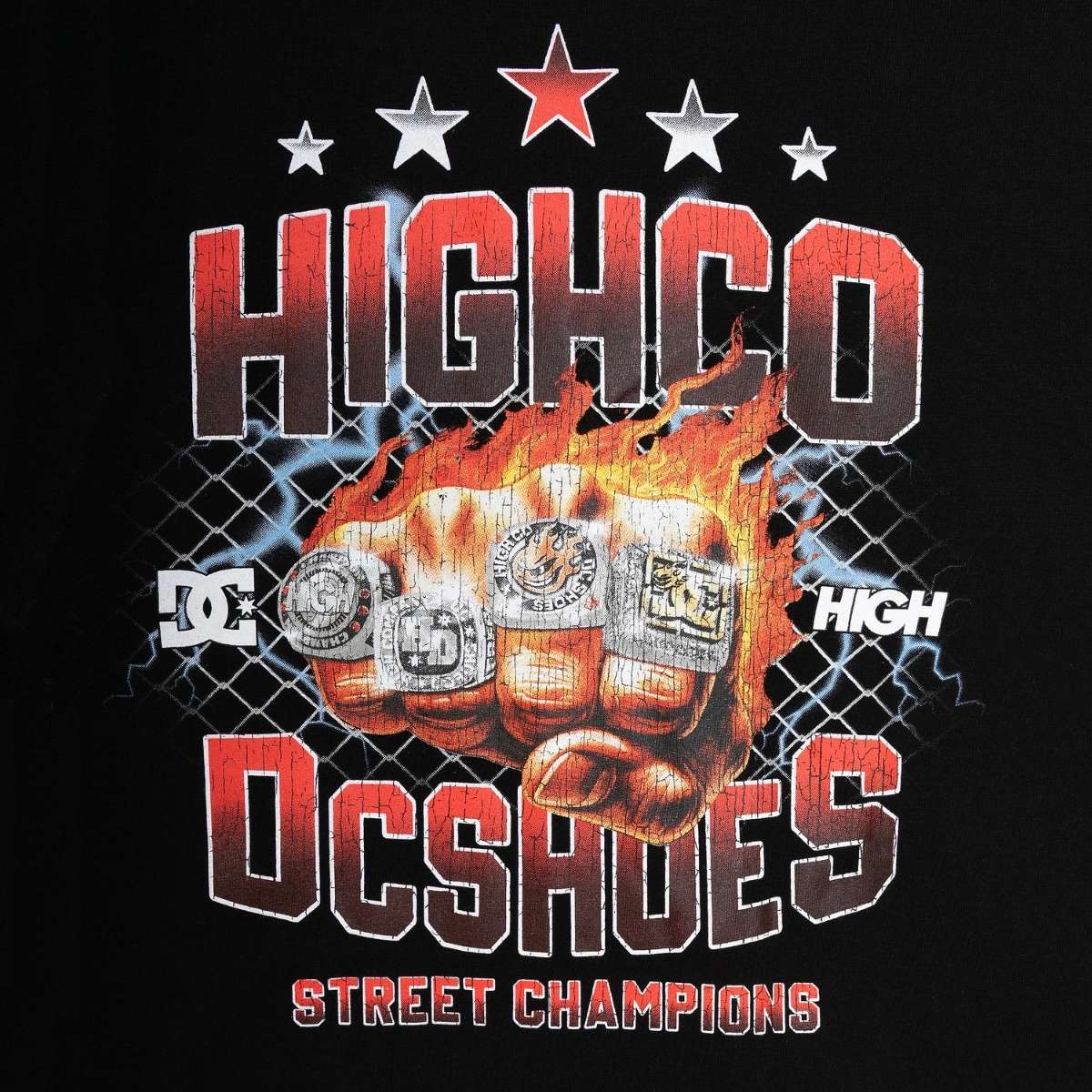 CAMISETA HIGH x DC RING BLACK