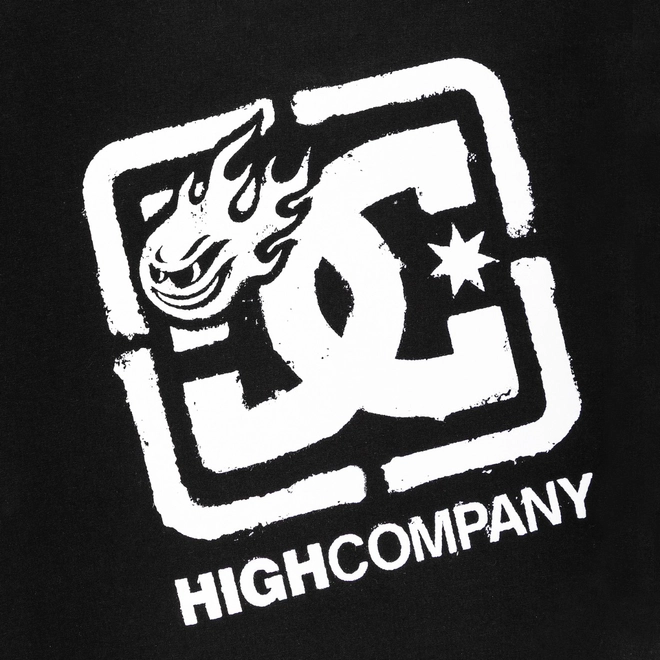 CAMISETA HIGH x DC SPRAY BLACK