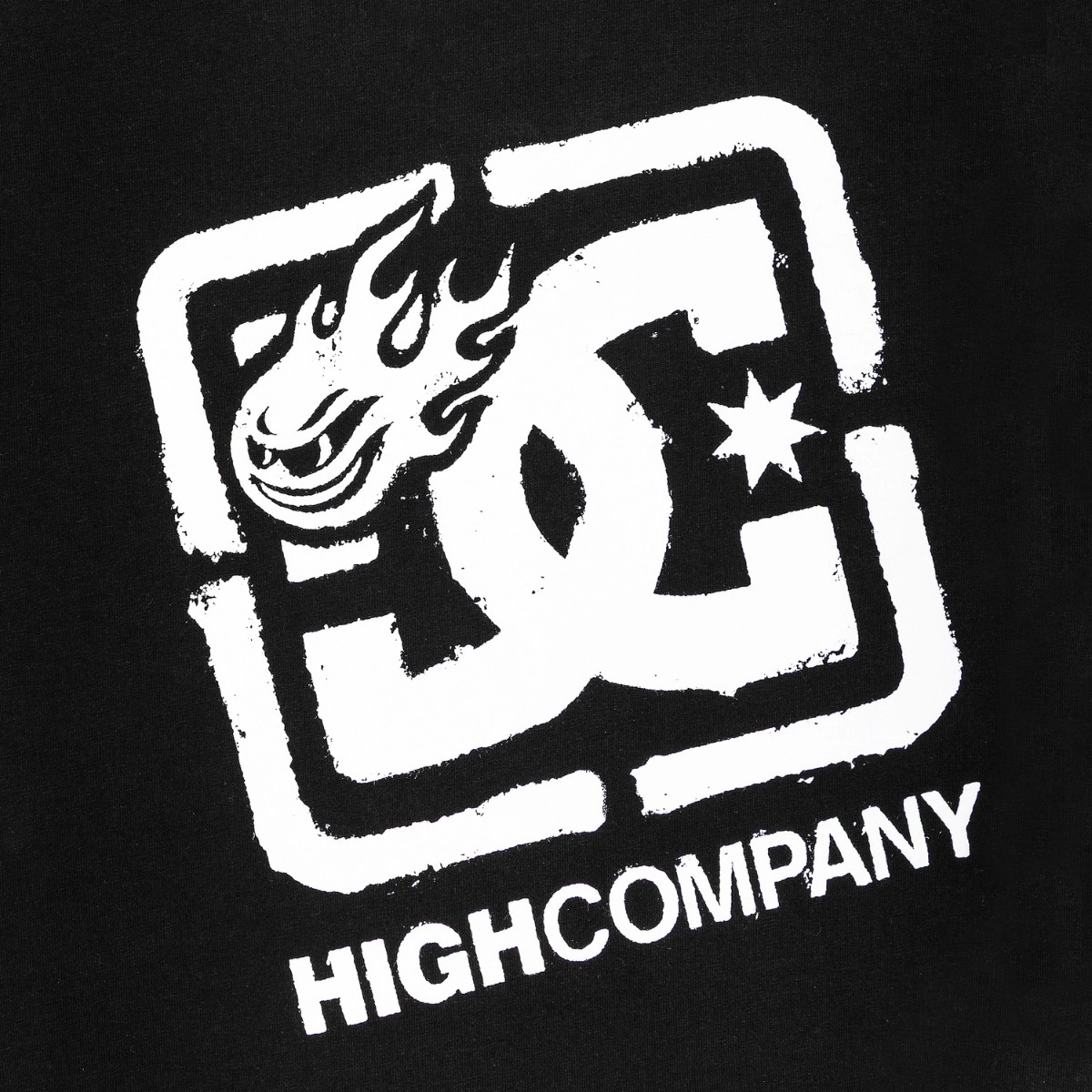 CAMISETA HIGH x DC SPRAY BLACK