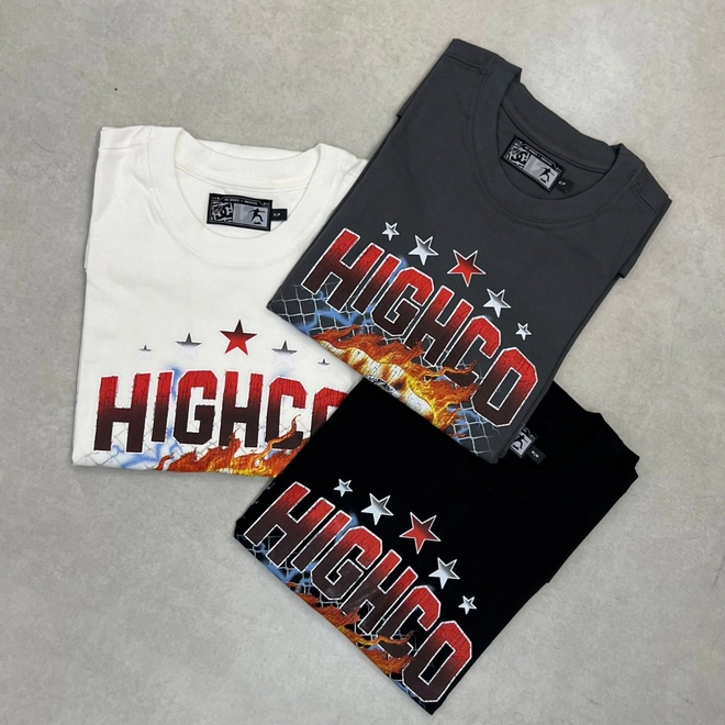 CAMISETA HIGH x DC RING WHITE