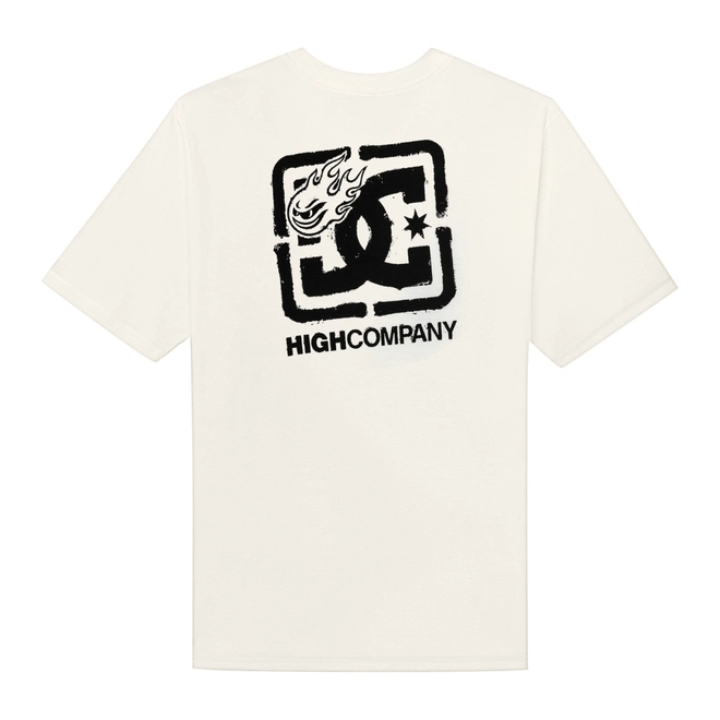 CAMISETA HIGH x DC SPRAY WHITE