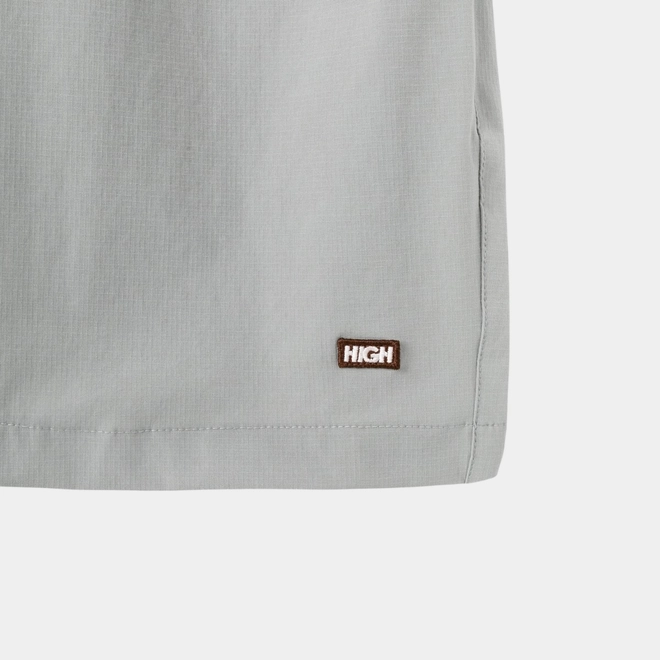 SHORT HIGH MINIMAL PATCH GREY
