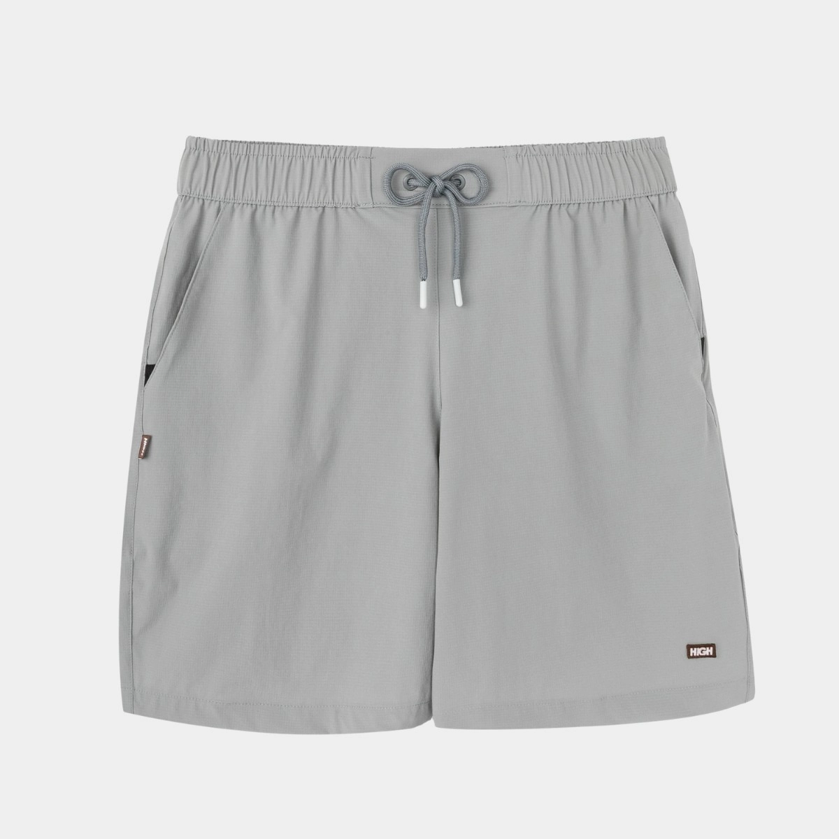 SHORT HIGH MINIMAL PATCH GREY