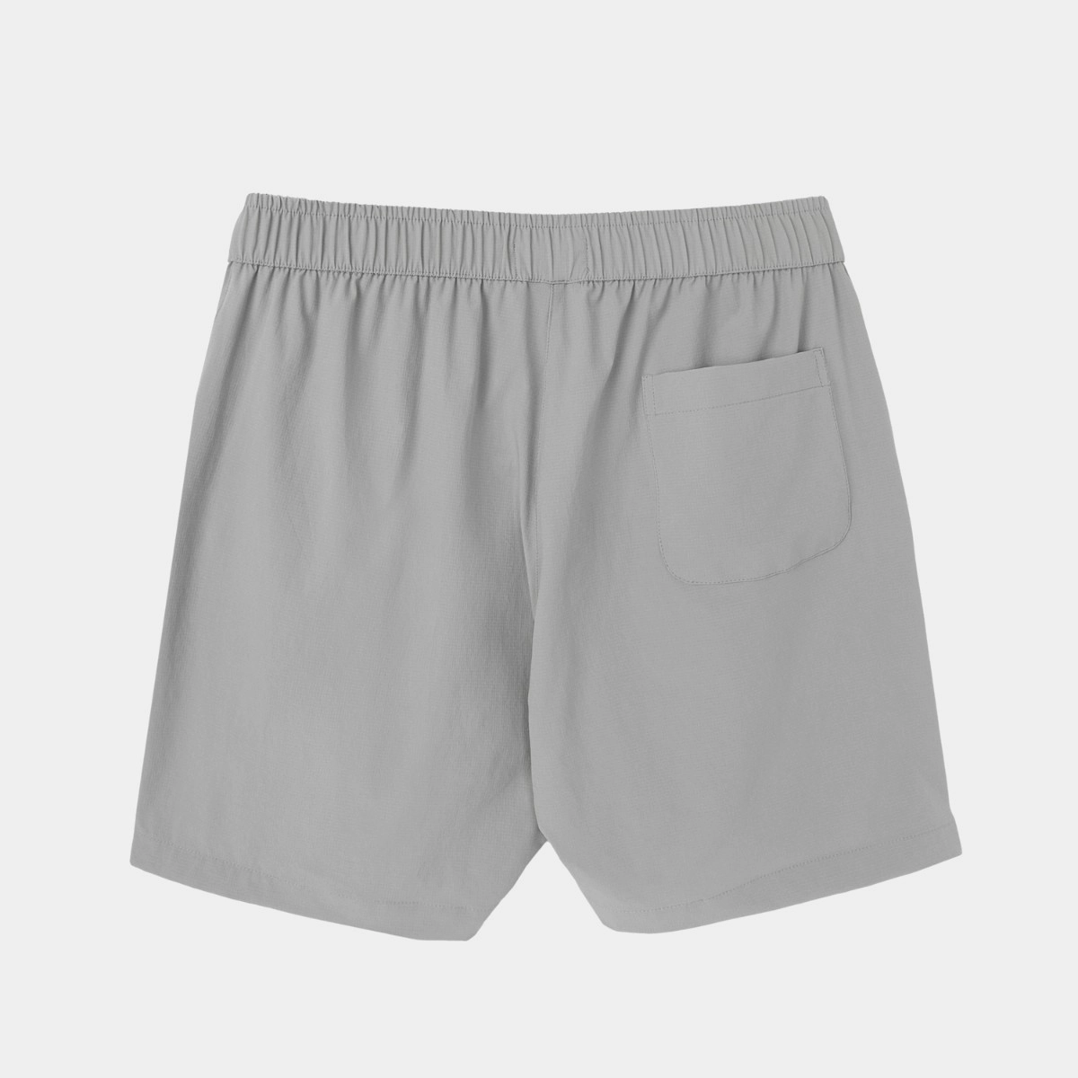 SHORT HIGH MINIMAL PATCH GREY