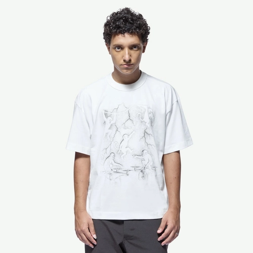 CAMISETA QC MONKEYS BOXY OFF WHITE