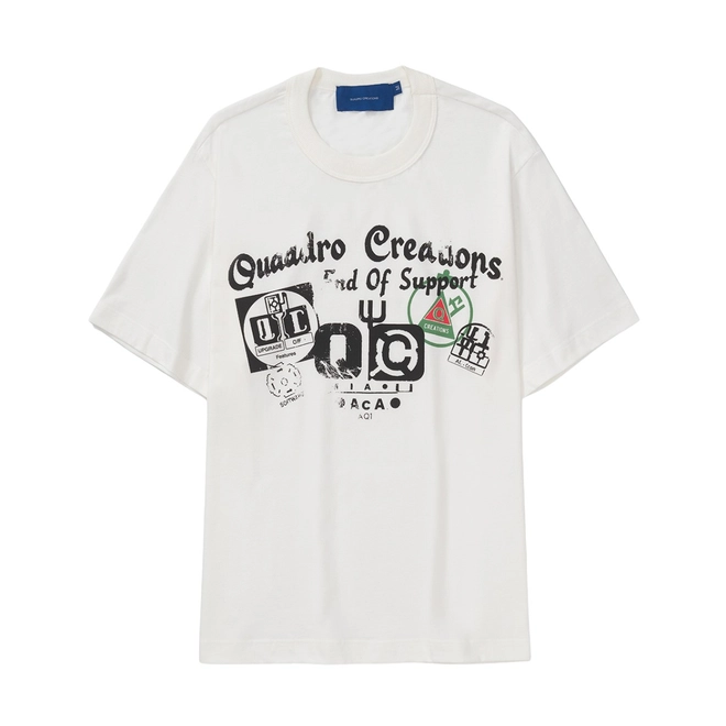 CAMISETA QC ICONS REGULAR OFF WHITE