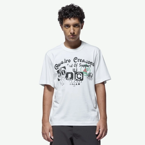 CAMISETA QC ICONS REGULAR OFF WHITE
