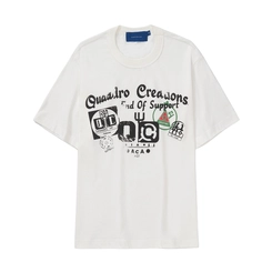 CAMISETA QC ICONS REGULAR OFF WHITE
