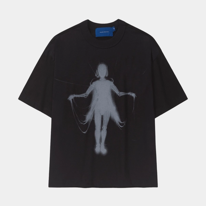 CAMISETA QC ROBOT WIRES BOXY BLACK