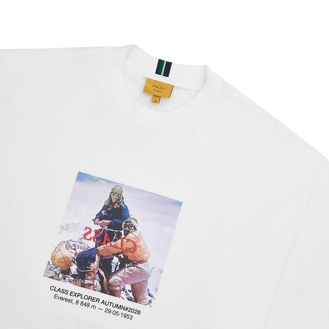 CAMISETA CLASS "EXPLORER" OFF WHITE