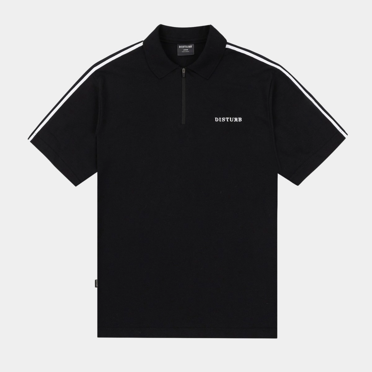 CAMISETA POLO DISTURB LINE PRETA