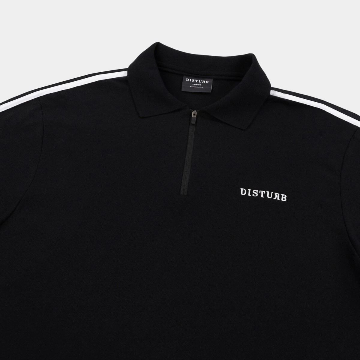 CAMISETA POLO DISTURB LINE PRETA