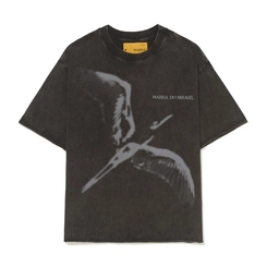 CAMISETA BARRA DESCONSTRUIDA PRETA